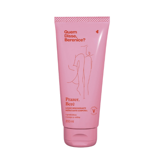 Loção Desodorante Hidratante Corporal Prazer Berê 200ml