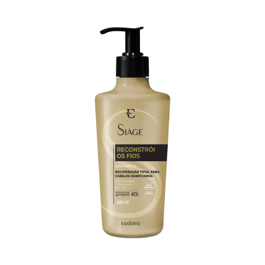 Shampoo Siàge Reconstrói Os Fios 400ml