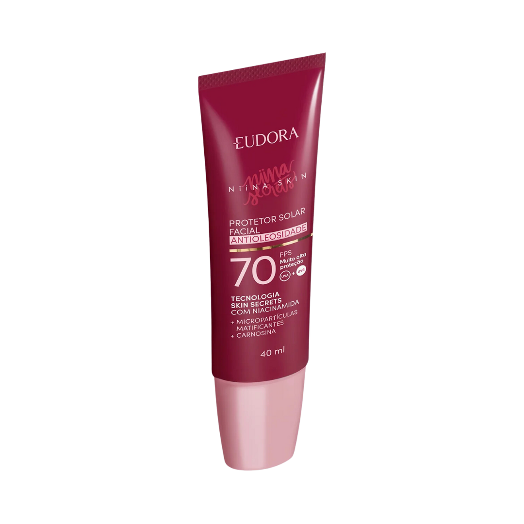 Protetor Solar Facial Antioleosidade FPS 70 Niina Skin 40ml