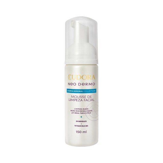 Mousse de Limpeza Facial Neo Dermo Hidra Mineral Collection 150ml