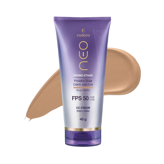 CC Cream Protetor Solar FPS50 Bege Médio 40g
