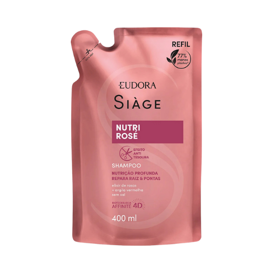 Refil Shampoo Siàge Nutri Rosé 400ml