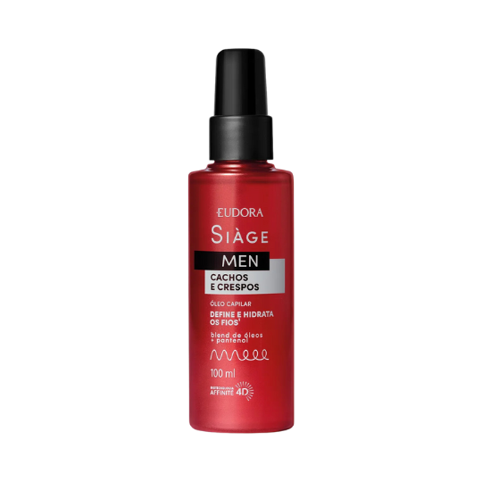 Óleo Capilar Siàge Men Cachos e Crespos 100ml