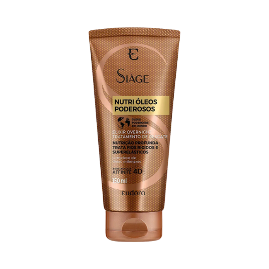 Elixir Capilar Tratamento Overnight Siàge Nutri Óleos Poderosos 150ml