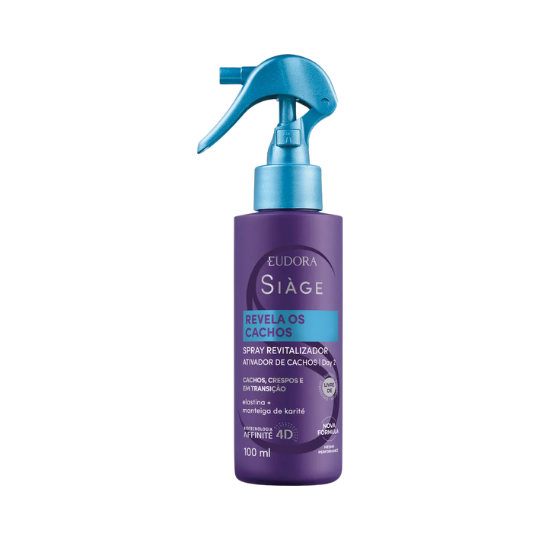 Spray Capilar Revitalizador Siàge Revela Os Cachos 100ml