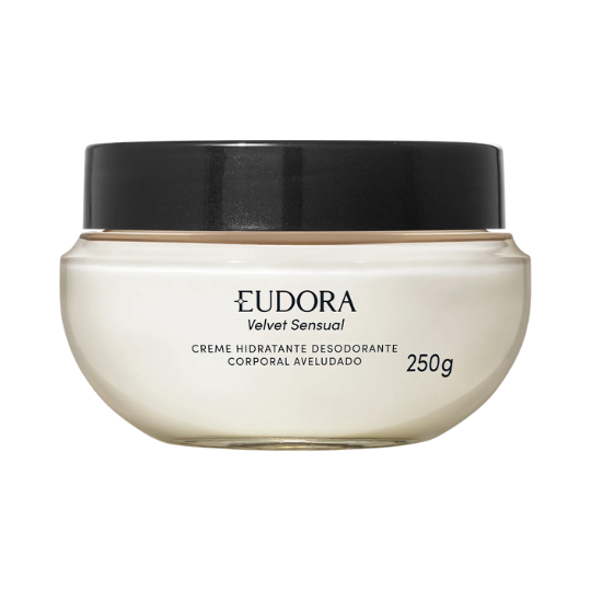 Creme Hidratante Desodorante Corporal Aveludado Eudora Velvet Sensual 250g