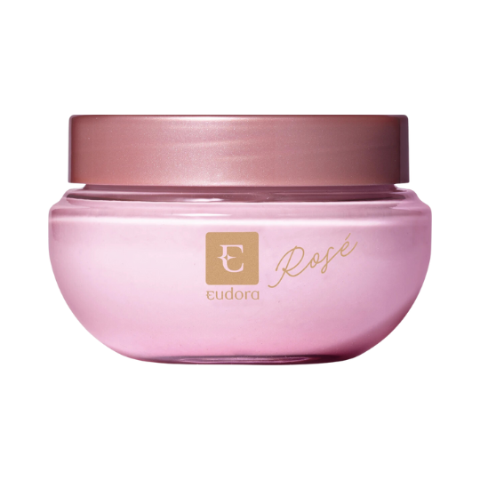 Creme Acetinado Desodorante Hidratante Corporal Eudora Rosé 250g