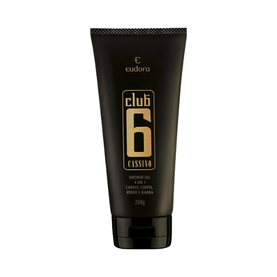 Shower Gel 4 em 1 Club 6 Cassino 200ml
