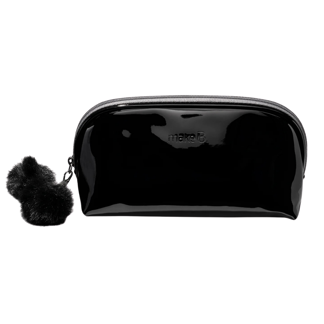 Nécessaire Preto Com Pompom Make B.