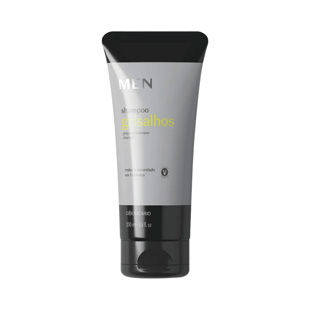 Shampoo para Cabelos Grisalhos Men 200ml