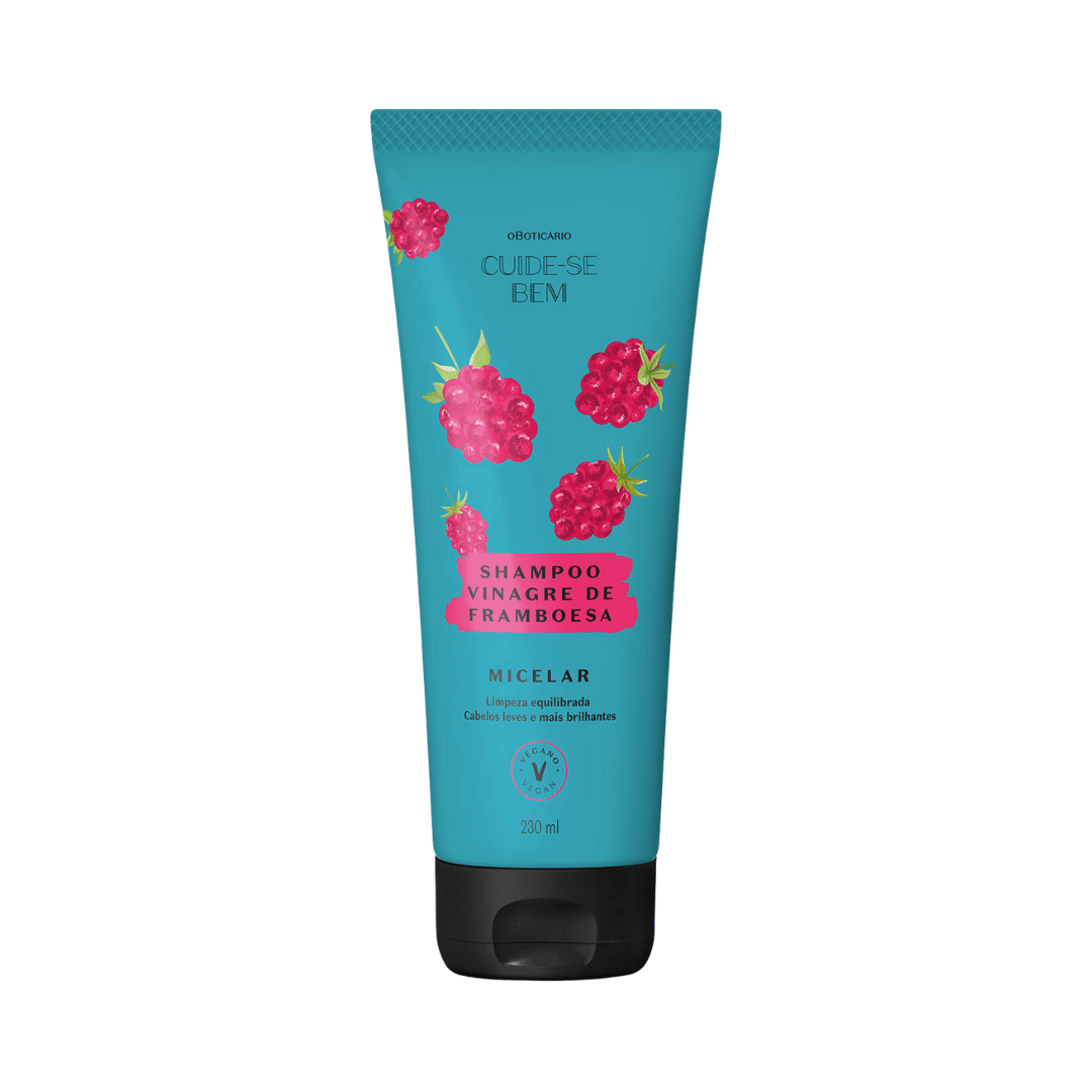 Shampoo Vinagre de Framboesa Cuide-se Bem Feira 230ml