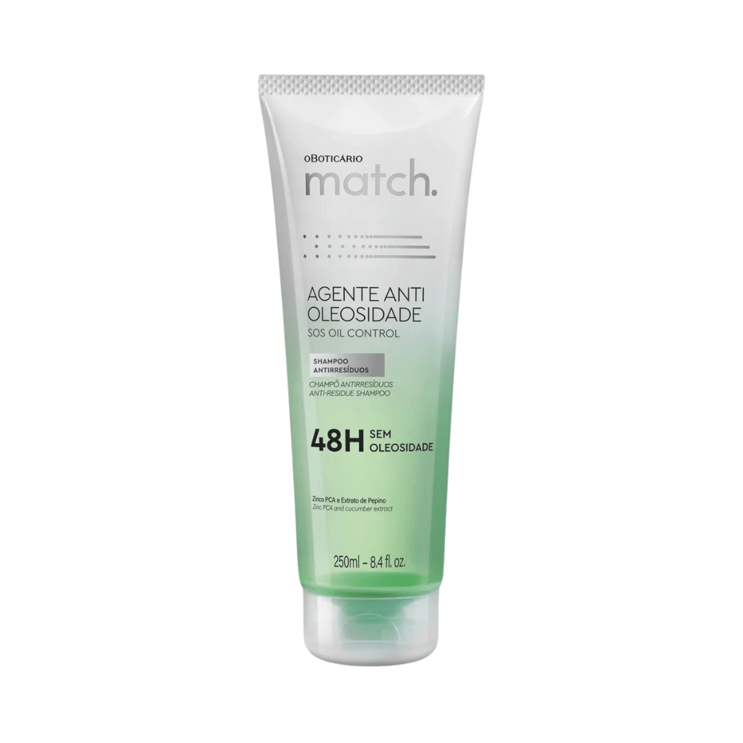 Shampoo Antirresíduos Match Agente Antioleosidade 250ml