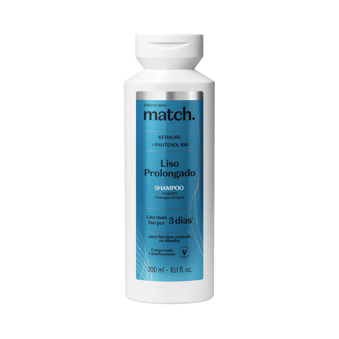 Shampoo Match Liso Prolongado 300ml