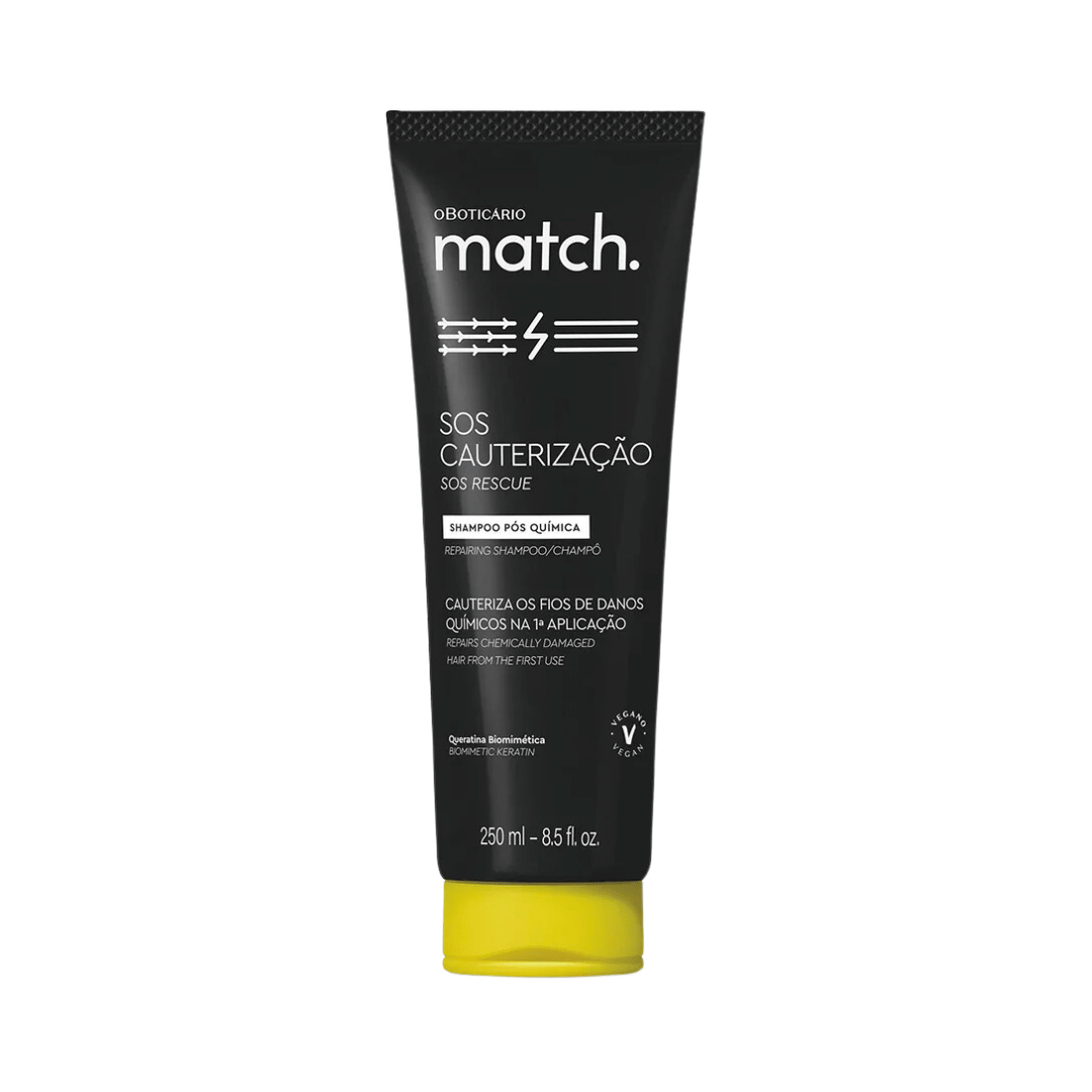 Shampoo Pós-Química Match SOS Cauterização 250ml