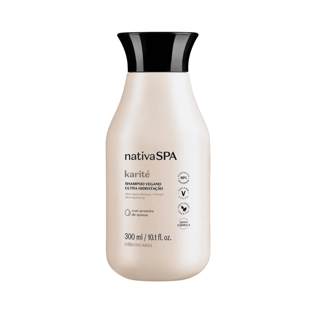 Shampoo Vegano Ultra Hidratação Nativa Spa Karité 300ml