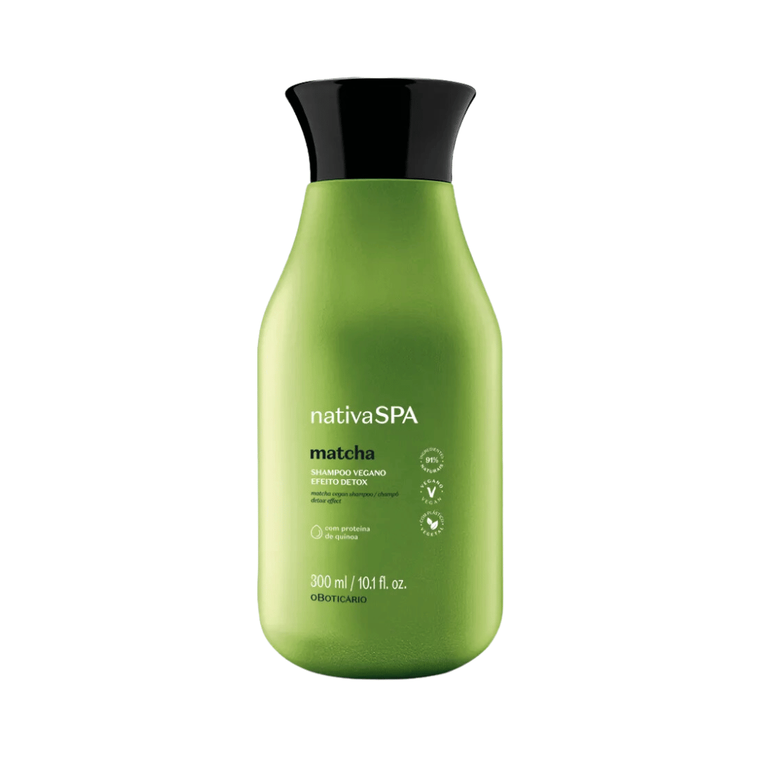 Shampoo Vegano Nativa Spa Detox Matcha 300 ml