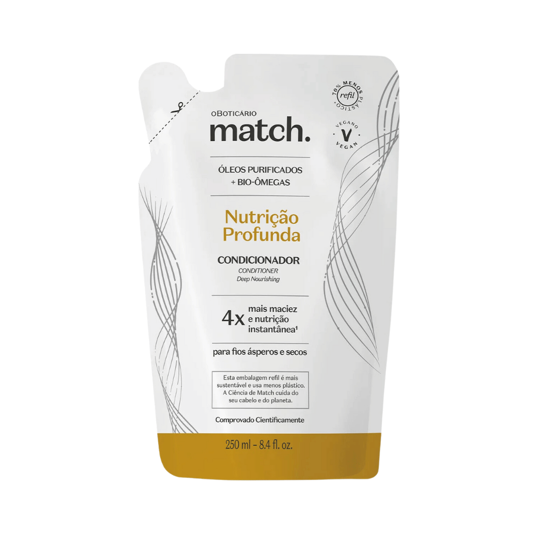 Refil Condicionador Match Nutrição Profunda 250ml