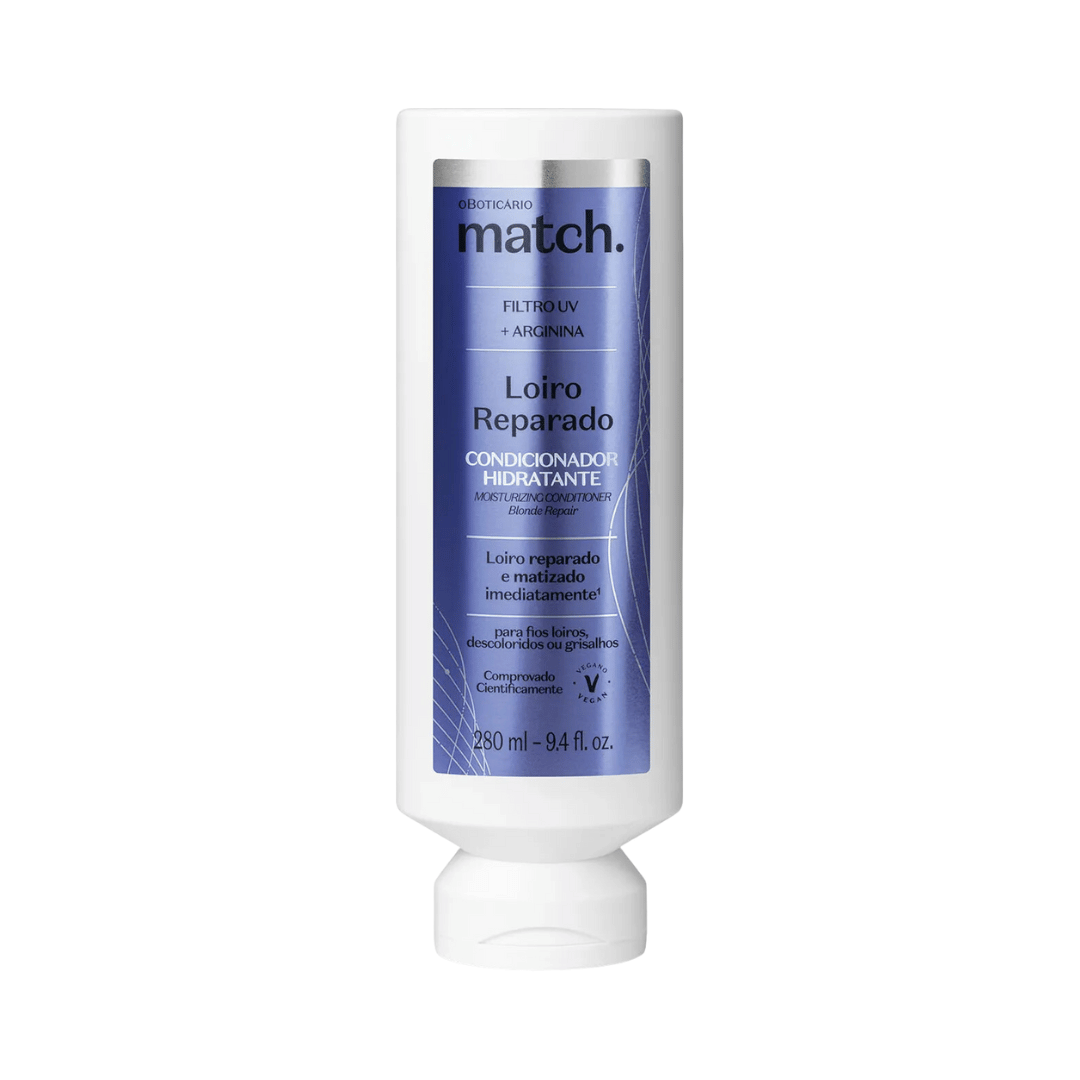 Condicionador Hidratante Match Loiro Reparado 280ml