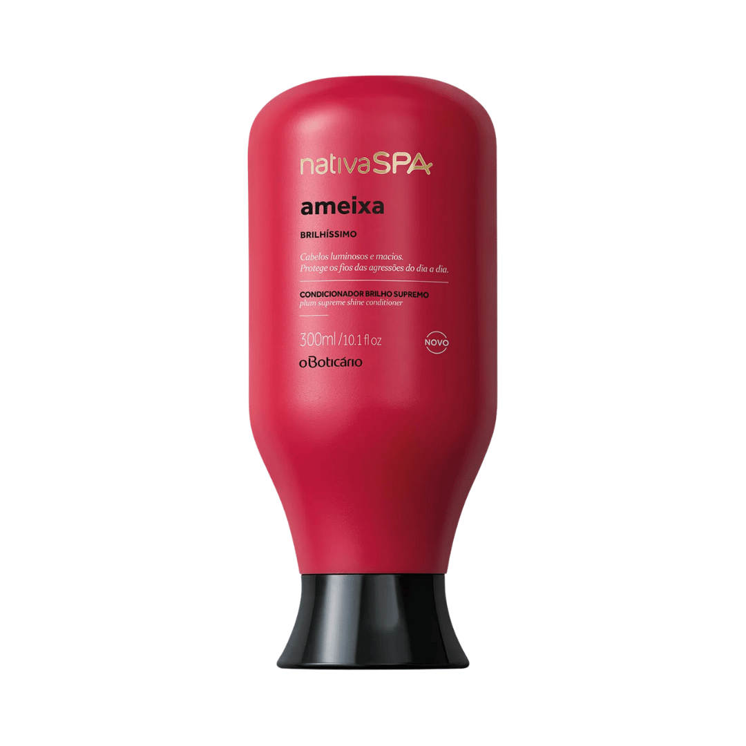 Condicionador Para Cabelos Luminosos Nativa SPA Ameixa 300ml