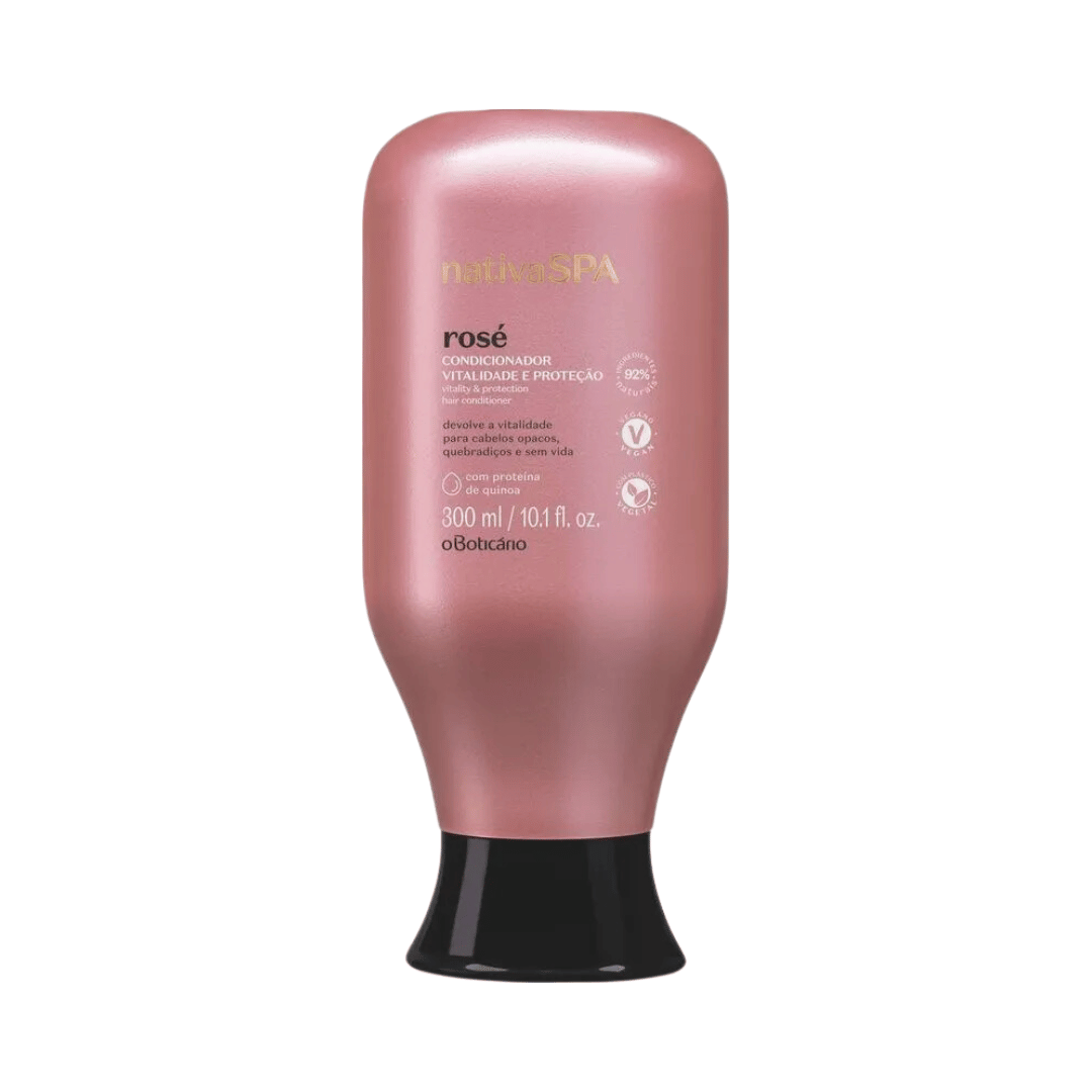 Condicionador Vitalidade E Proteção Nativa Spa Rosé 300ml