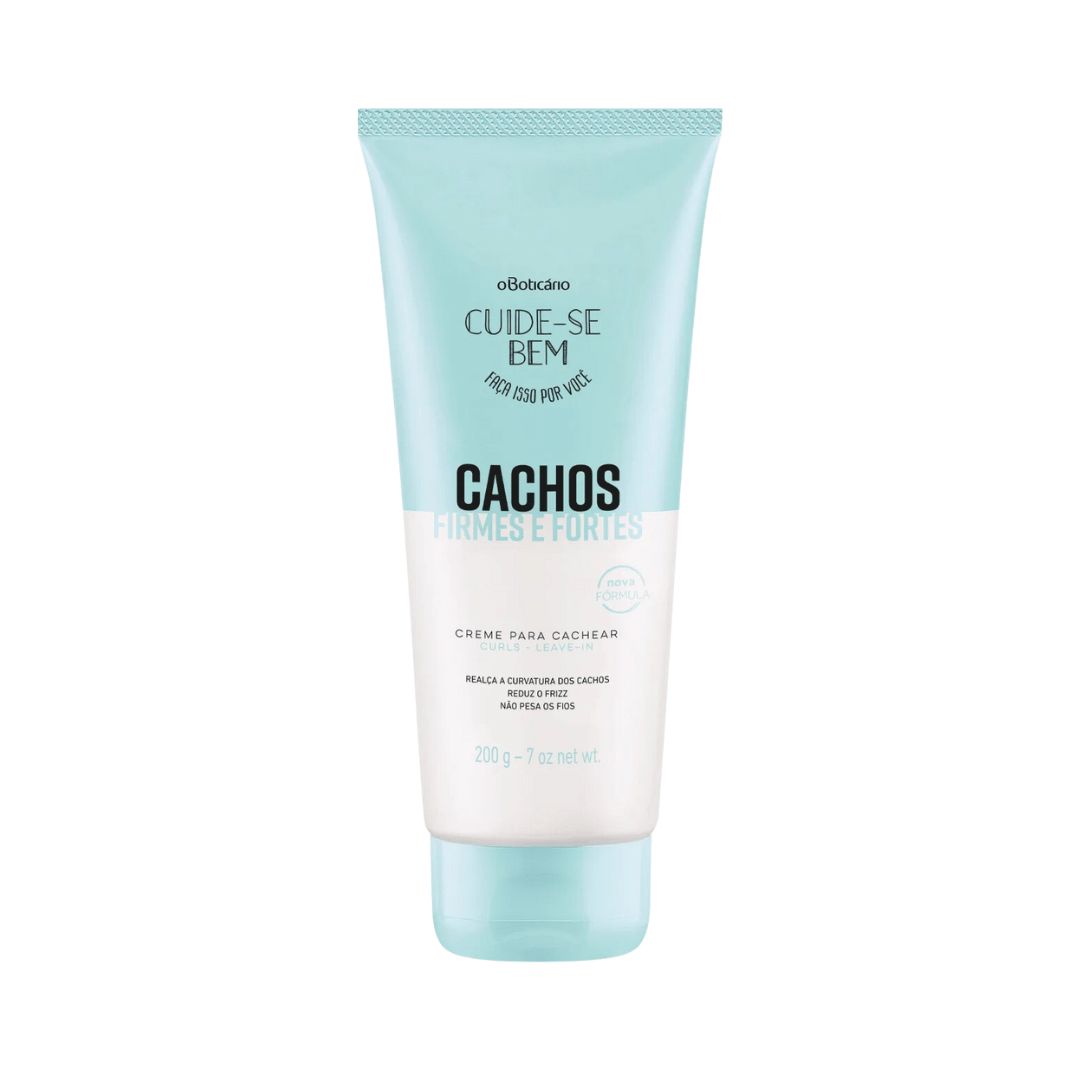 Creme para Pentear Cuide-se Bem Cachos Firmes e Fortes 200g
