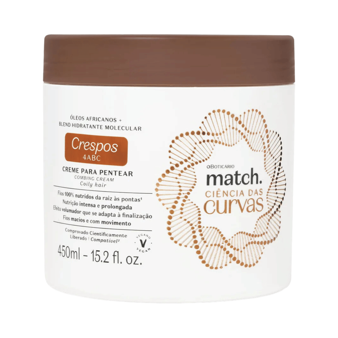 Creme Para Pentear Match Ciência das Curvas Crespos 450ml
