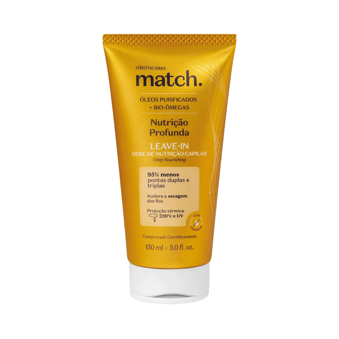 Leave-In Dose de Nutrição Capilar Match Nutrição Profunda 150ml