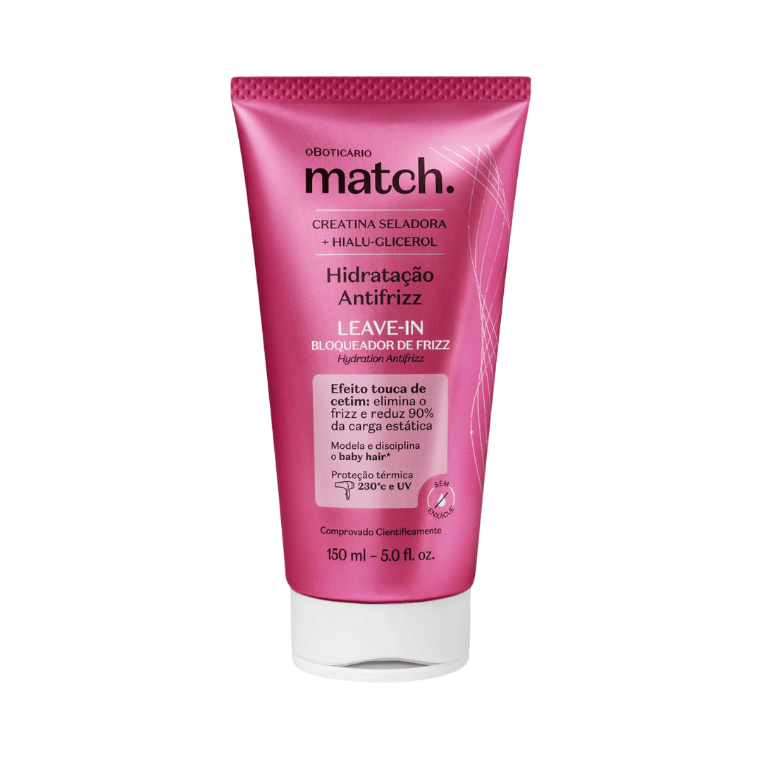 Leave-In Bloqueador de Frizz Match Hidratação Antifrizz 150ml