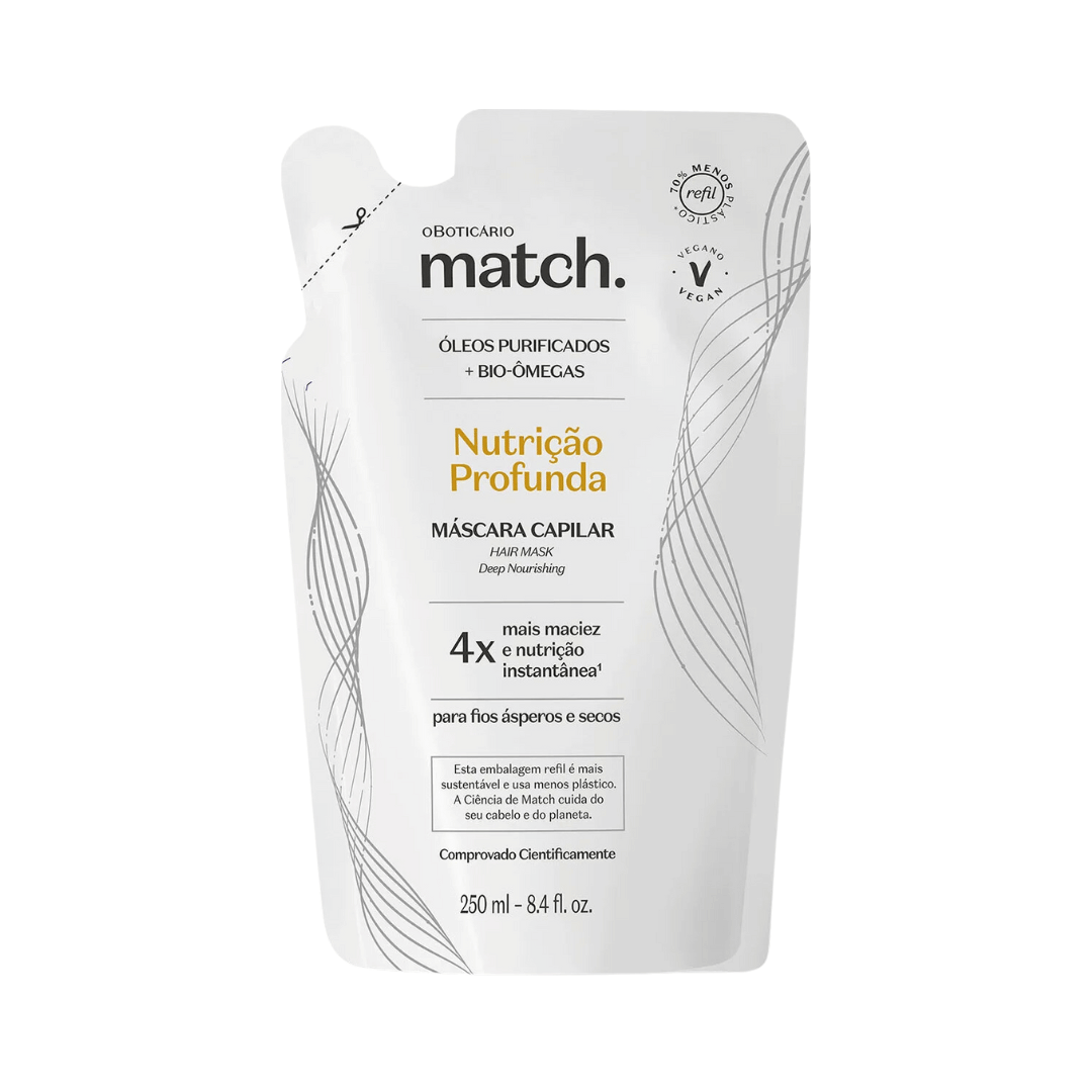 Refil Máscara Capilar Nutrição Profunda 250ml
