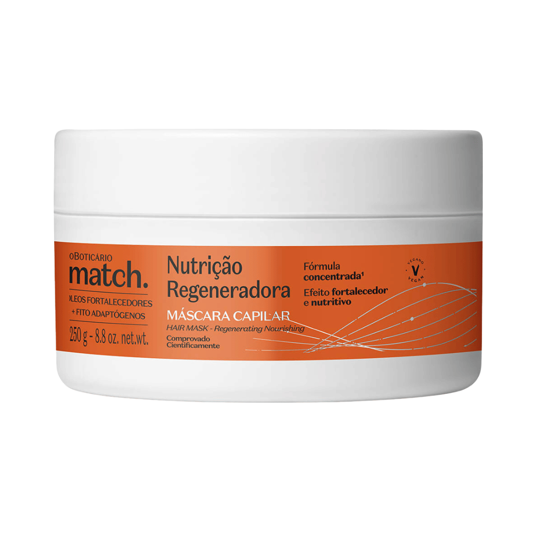 Máscara Capilar Match Nutrição Regeneradora 250g