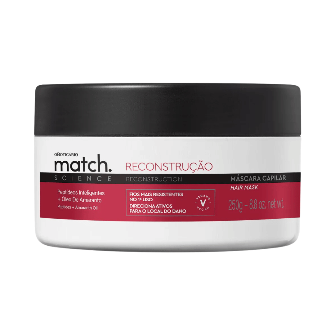 Máscara Capilar Match Science Reconstrução 250g