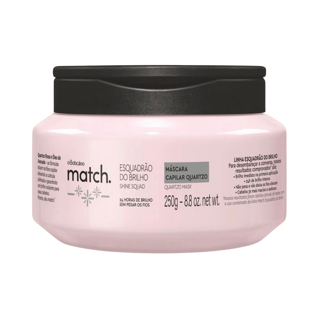 Máscara Capilar Match Esquadrão do Brilho 250g
