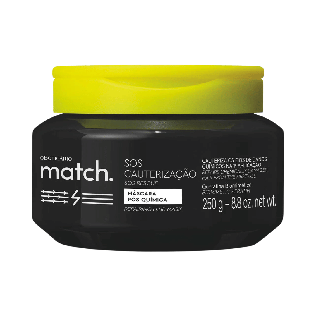 Máscara Capilar Pós-Química Match SOS Cauterização 250ml