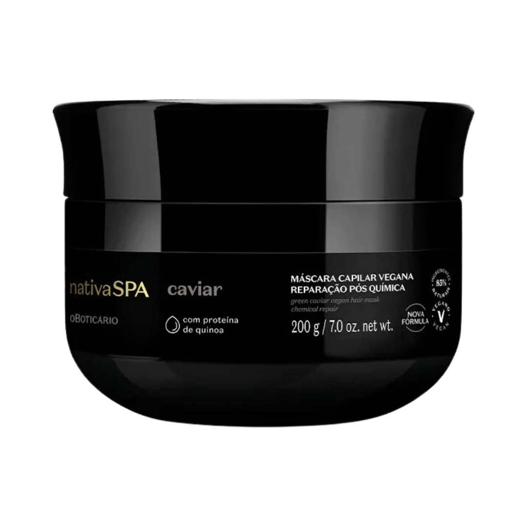 Máscara Capilar Reparação Pós-Química Nativa SPA Caviar 200g