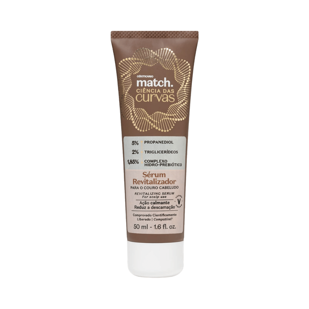 Sérum Revitalizador Para o Couro Cabeludo Match Ciência das Curvas 50ml
