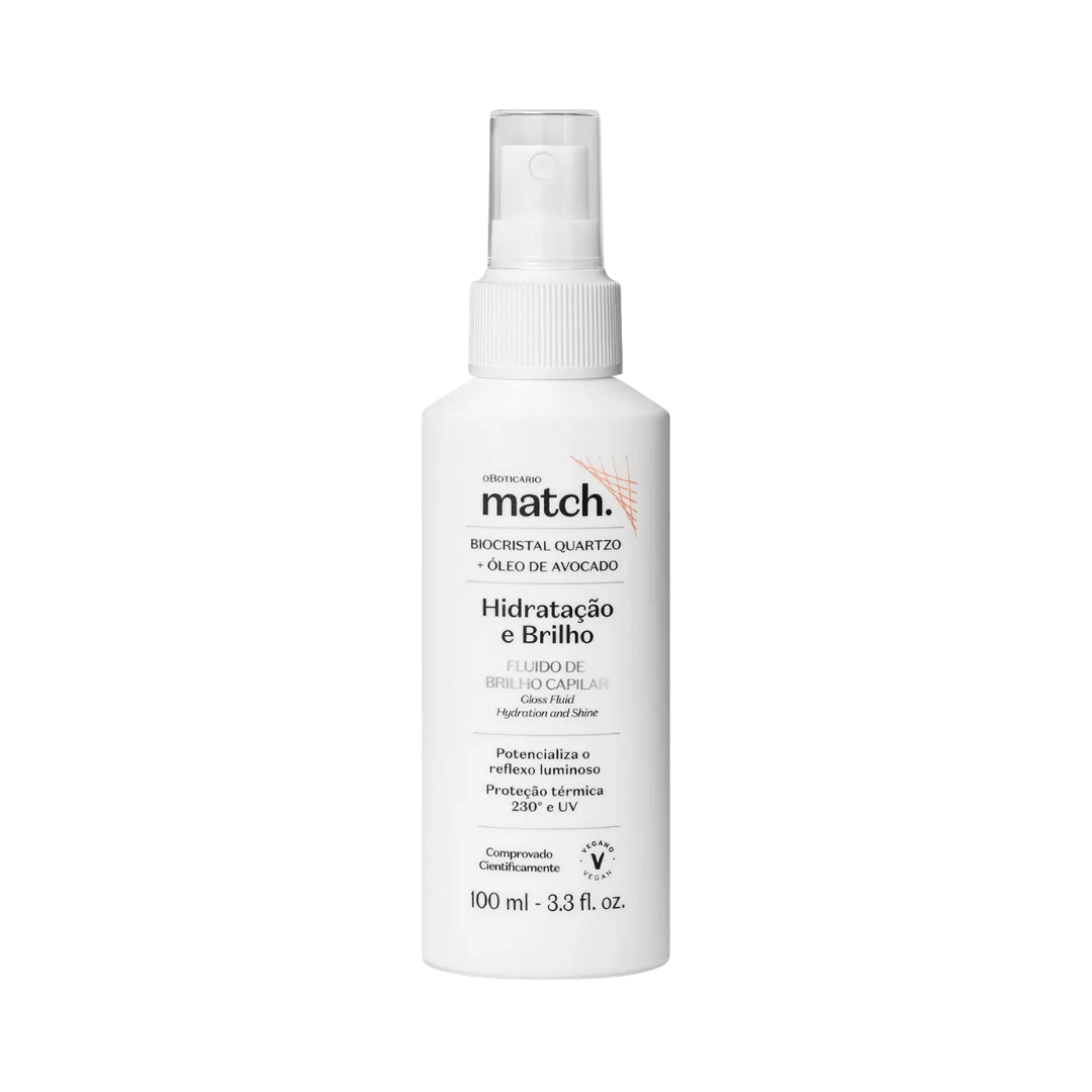 Fluido de Brilho Capilar Match Hidratação e Brilho 100ml
