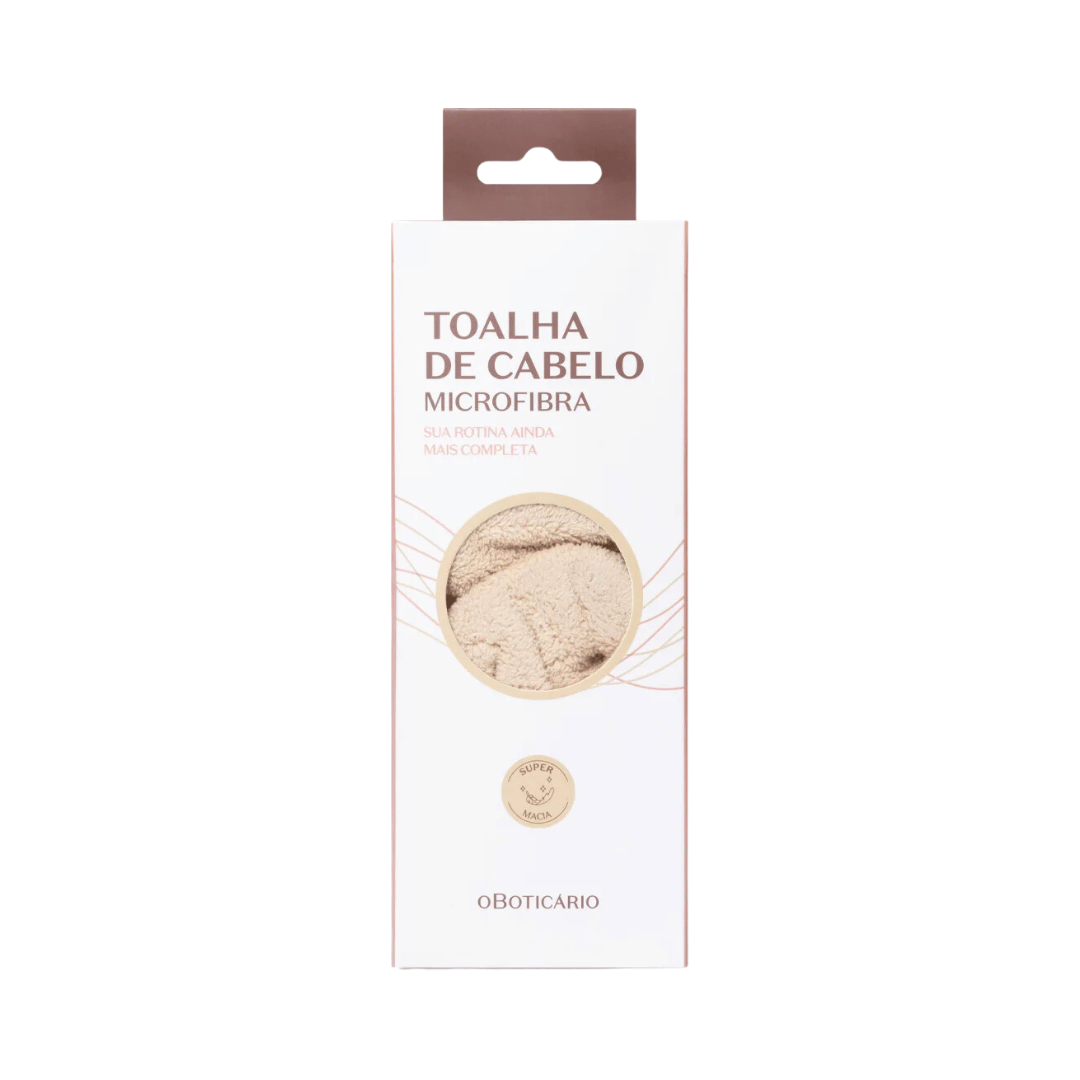 Toalha de Cabelo Microfibra O Boticário