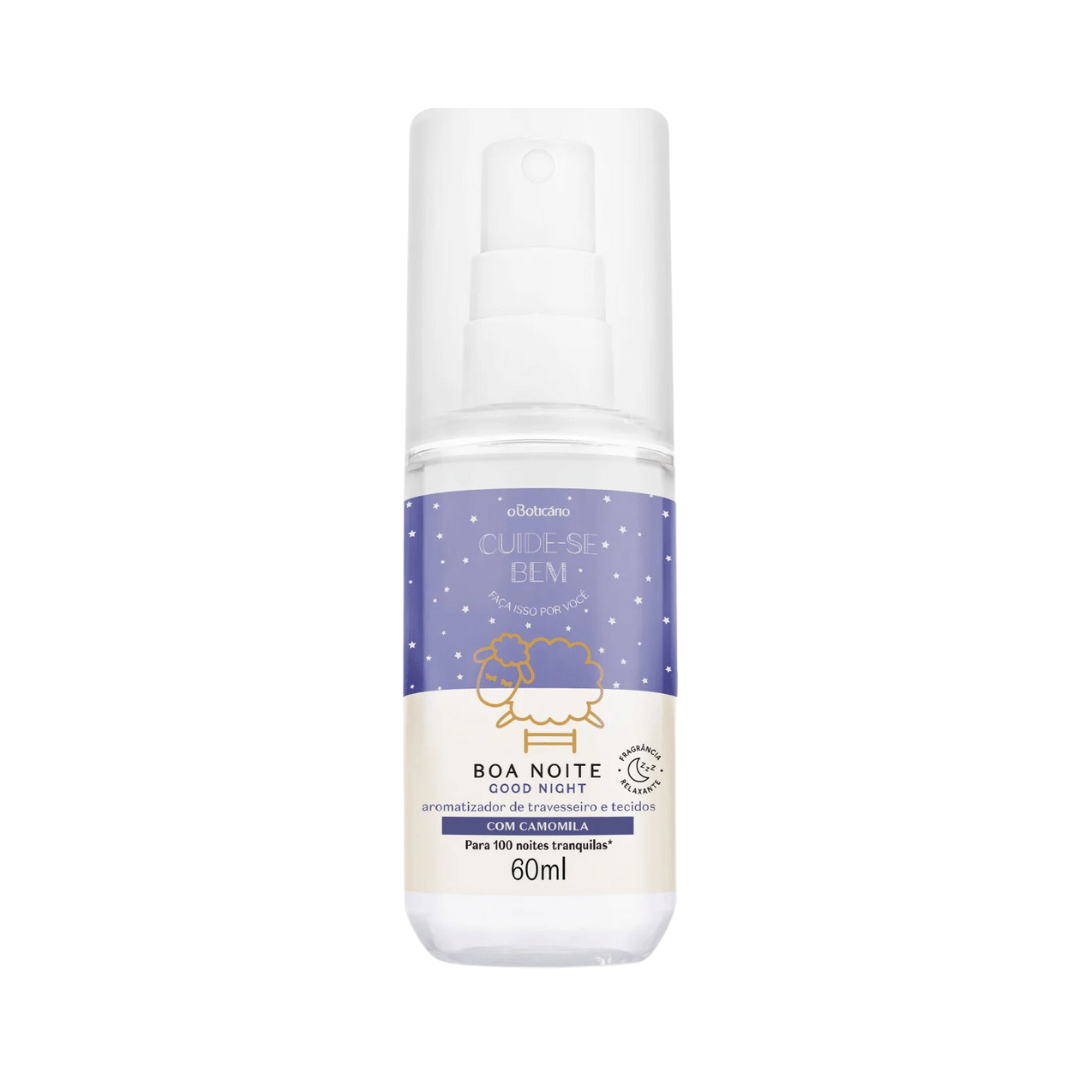 Aromatizador de Travesseiros e Tecidos Cuide-se Bem Boa Noite 60ml