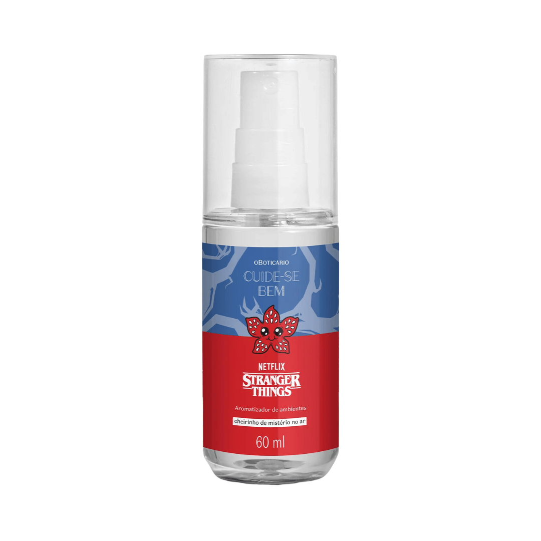 Aromatizador de Ambiente Cheirinho de Mistério no Ar Cuide-se Bem Stranger Things 60ml