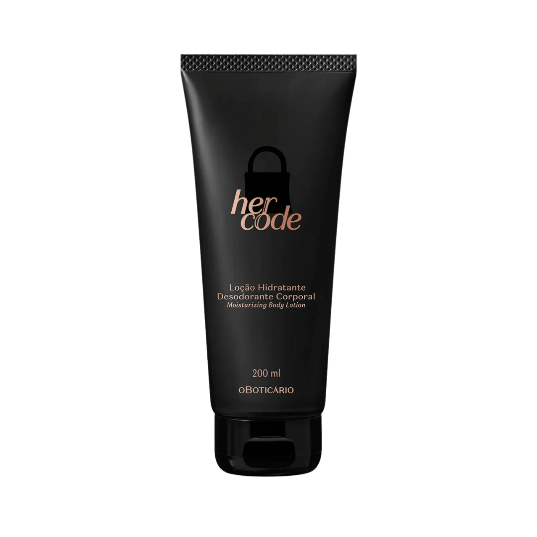 Loção Hidratante Corporal Her Code 200ml