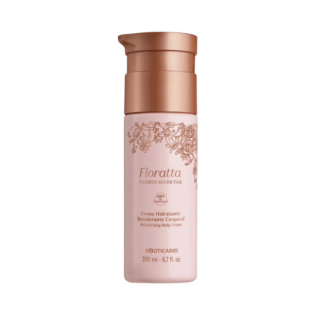 Creme Hidratante Desodorante Corporal Floratta Flores Secretas 200ml