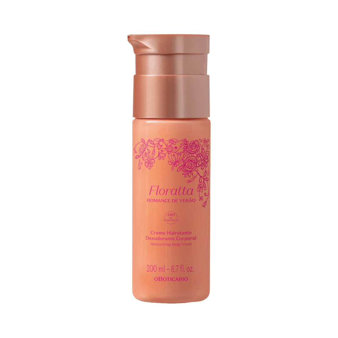 Creme Hidratante Desodorante Corporal Floratta Romance de Verão 200ml