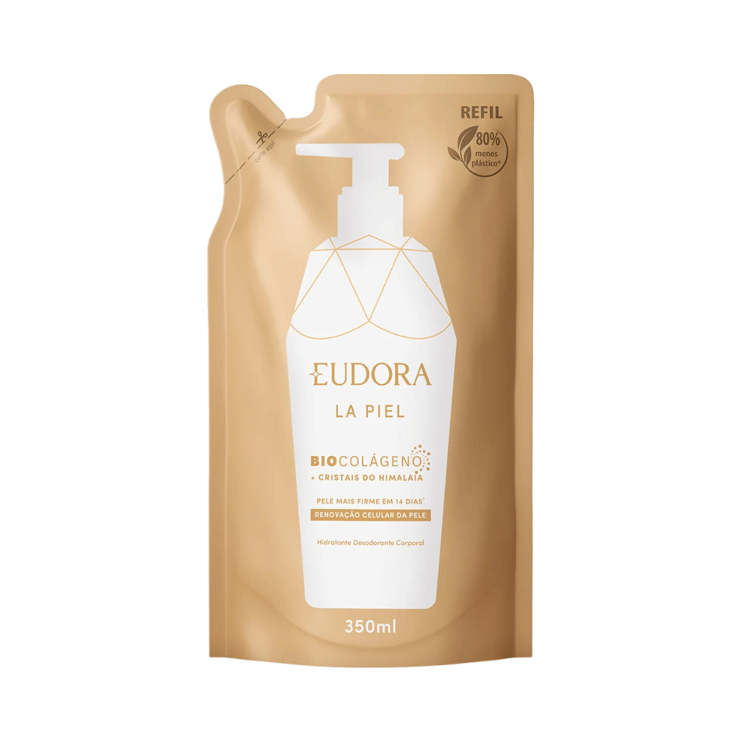 Refil Hidratante Desodorante Corporal La Piel Cristais do Himalaia 350ml