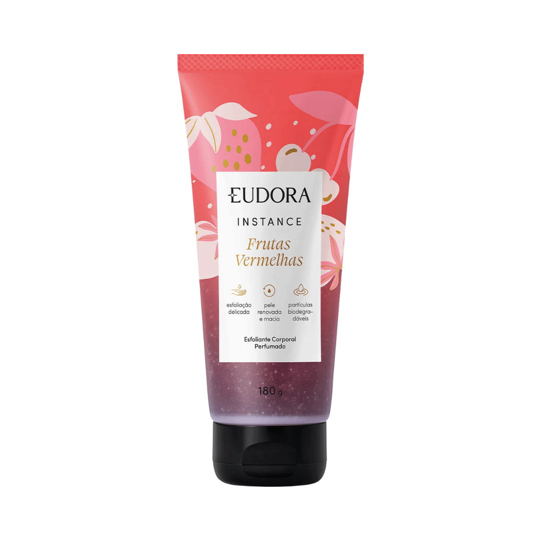 Esfoliante Corporal Perfumado Instance Frutas Vermelhas 180g