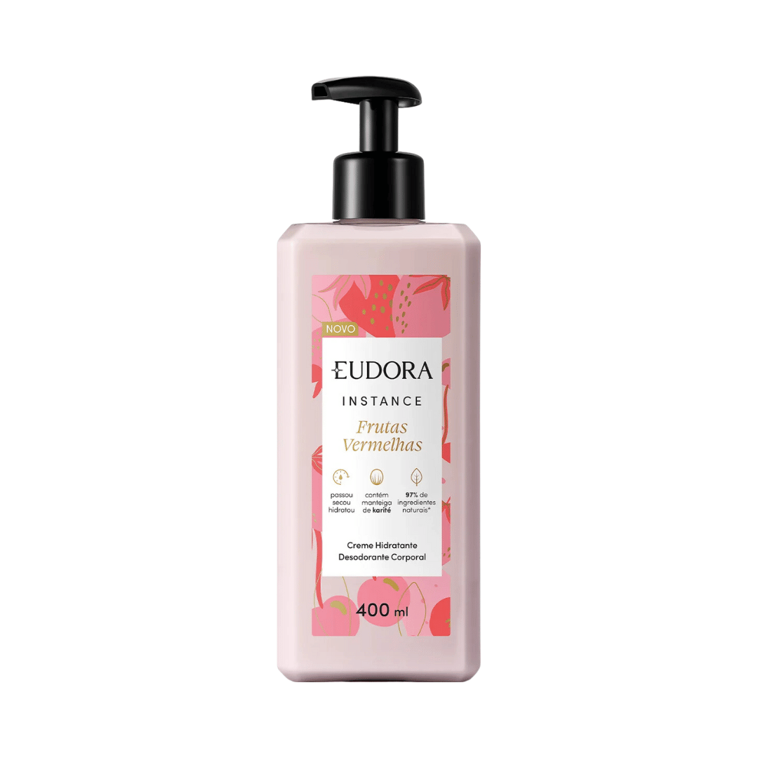 Creme Hidratante Desodorante Corporal Instance Frutas Vermelhas 400ml