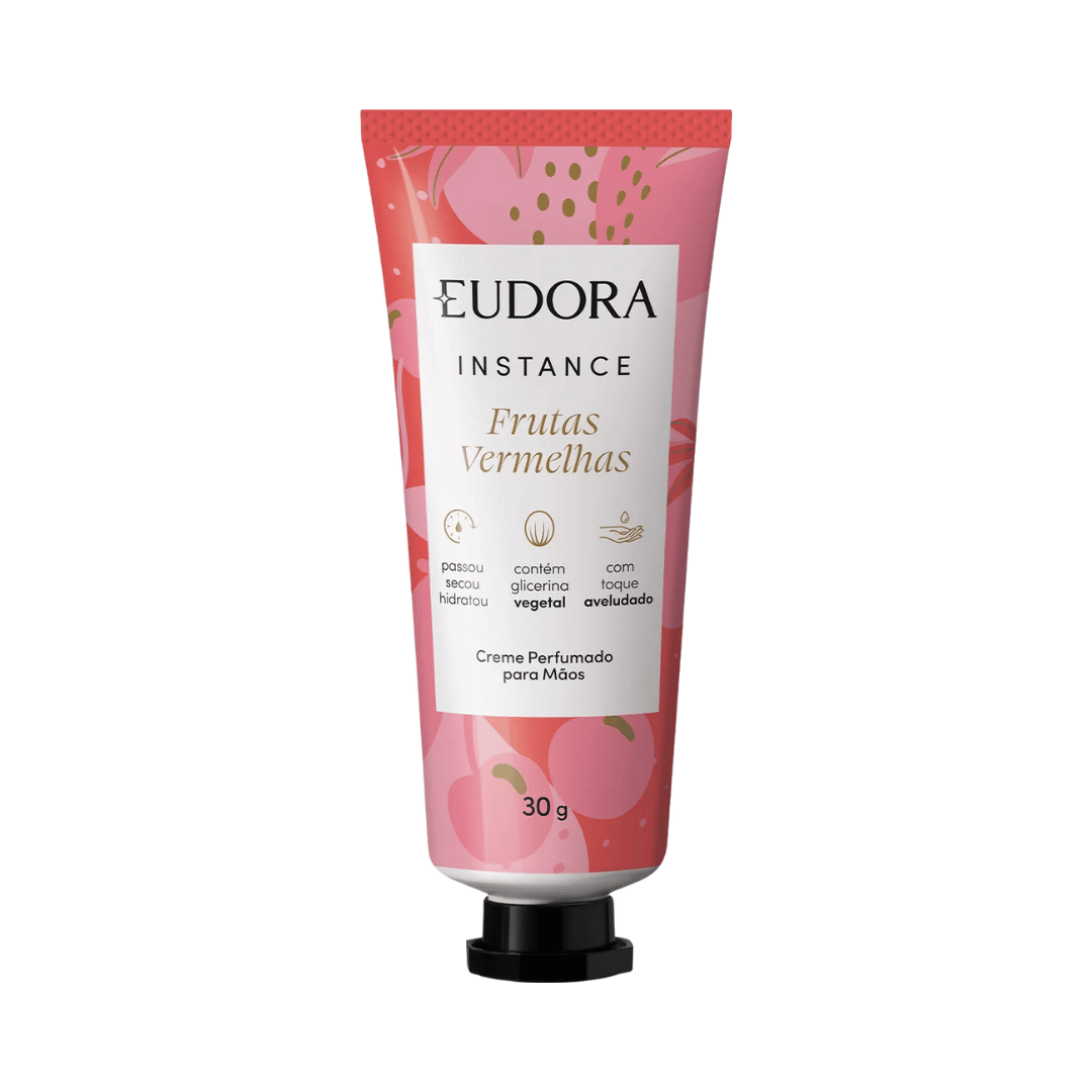 Creme Perfumado para Mãos Instance Frutas Vermelhas 30g