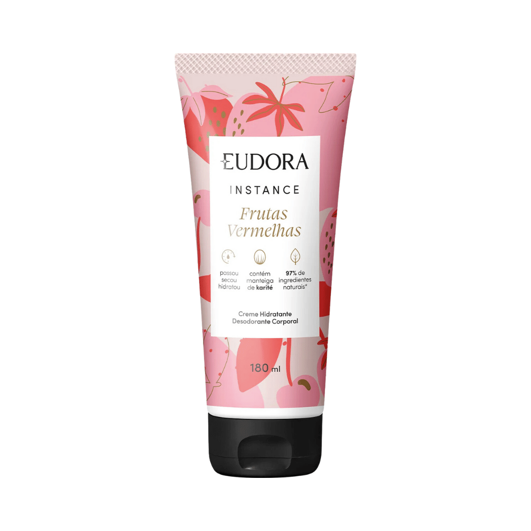 Creme Hidratante Desodorante Corporal Instance Frutas Vermelhas 180ml