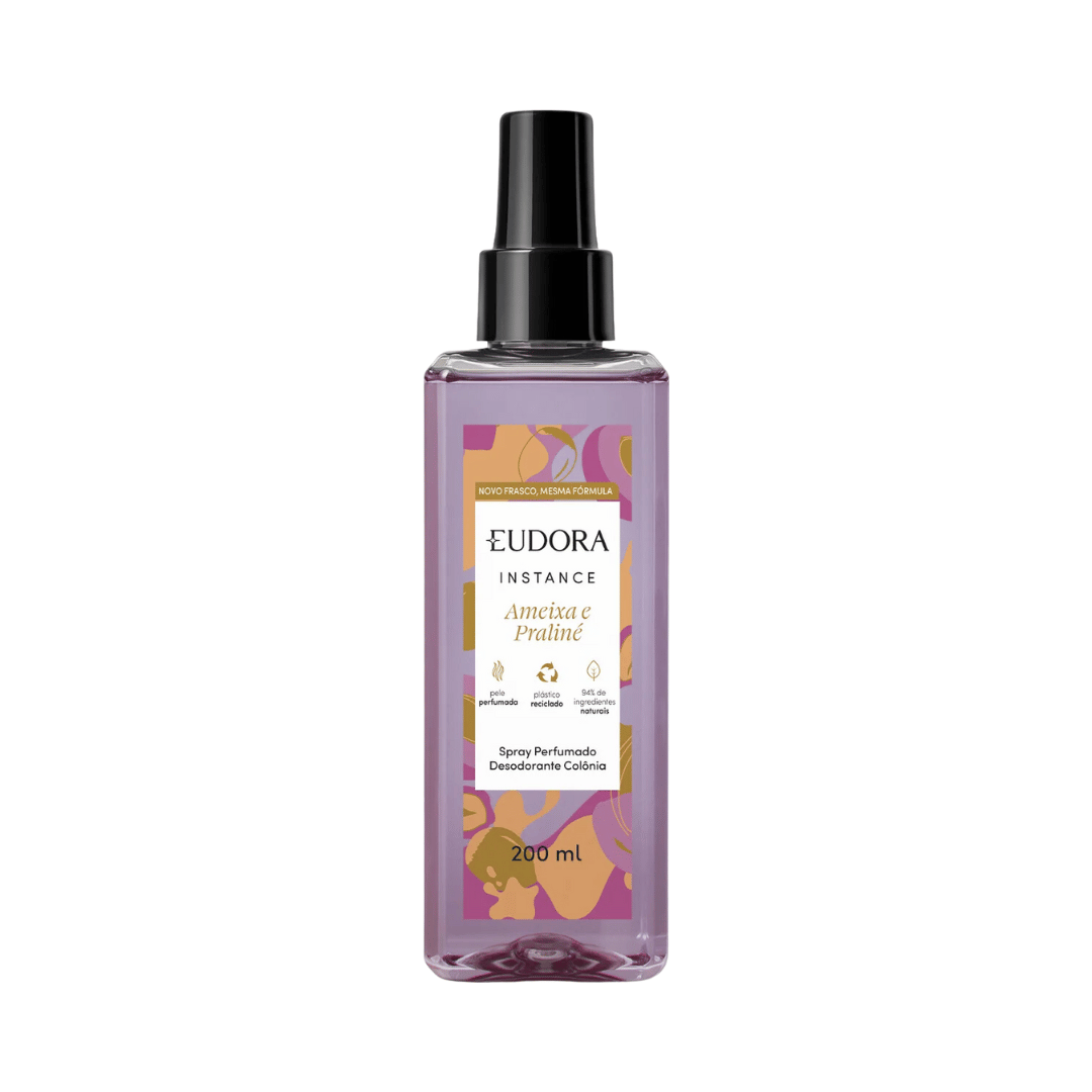 Spray Perfumado Desodorante Colônia Instance Ameixa e Praliné 200ml
