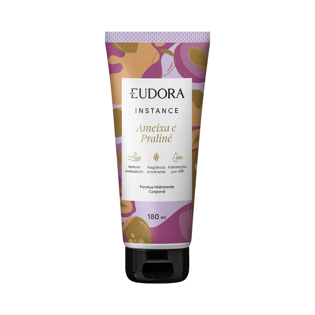 Fondue Hidratante Desodorante Corporal Instance Ameixa e Praliné 180ml