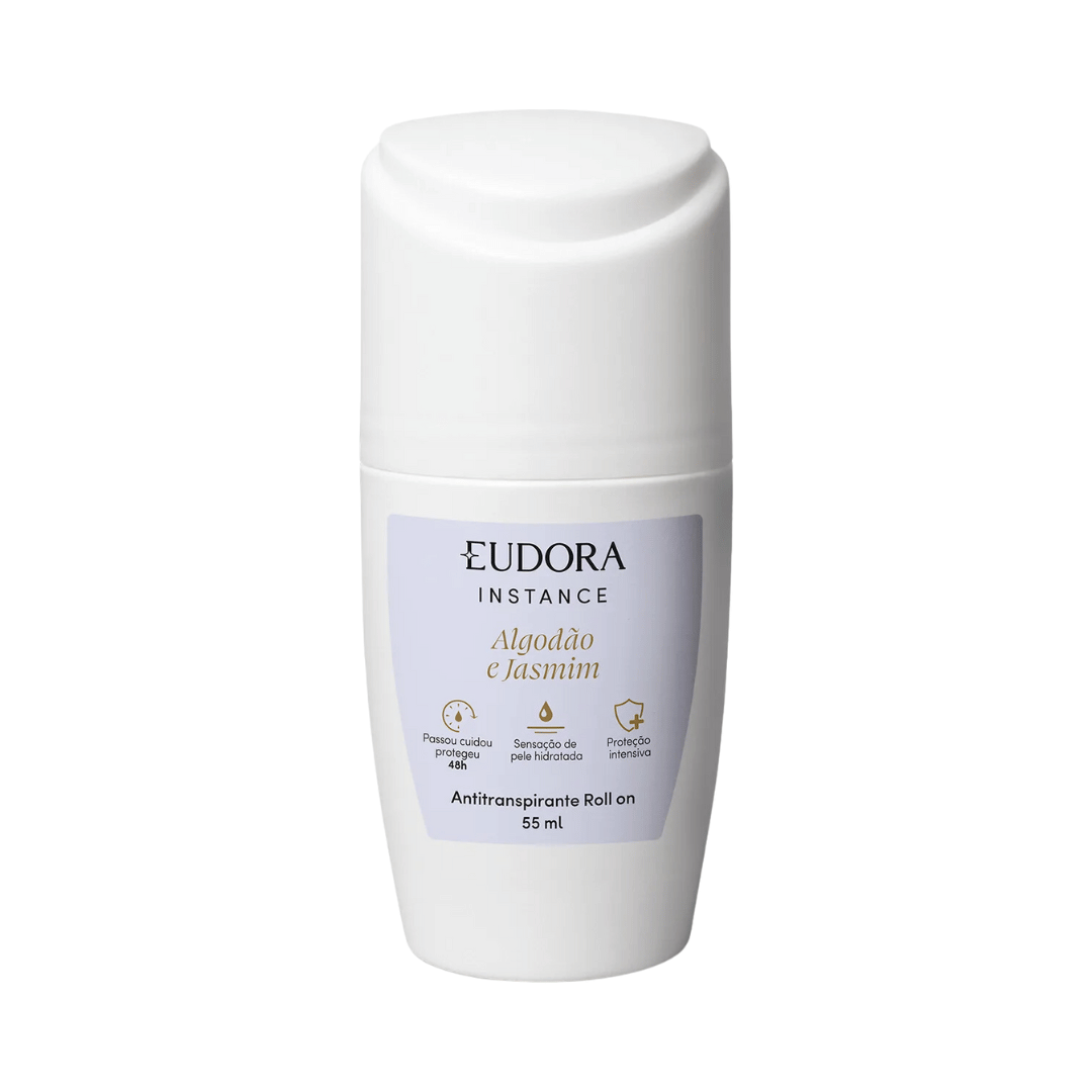 Desodorante Antitranspirante Roll on Instance Algodão e Jasmim 55ml